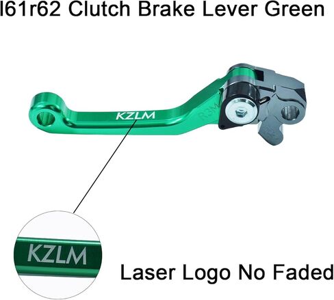 مقبض محوري لرافعة الفرامل القابلة للطي للدراجة الترابية باستخدام الحاسب الآلي لـ KX125 06-08 KX250 05-08 KX250F 05-12 KX450F 06-18 للدراجات النارية (l61r62green) in Kuwait