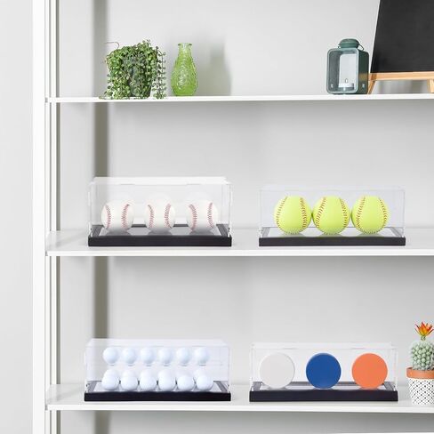 حافظة عرض كرة الجولف لعدد 18 كرة، حامل كرة جولف من الأكريليك الشفاف، صندوق عرض للحماية من الأشعة فوق البنفسجية، حامل عرض بقاعدة خشبية لتذكارات كرات الجولف القابلة للجمع in Kuwait