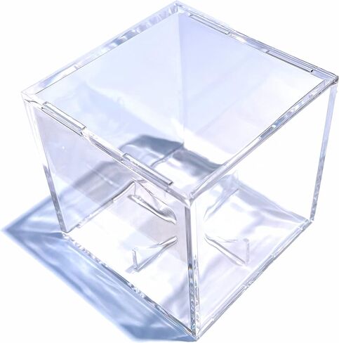Baseball Ball Cube | 1UV Protected Acrylic Baseball Holder Square Clear Box | Memorabilia Showcase Autograph Ball Protector | 12, one dozen | Fits official size ball in Kuwait
