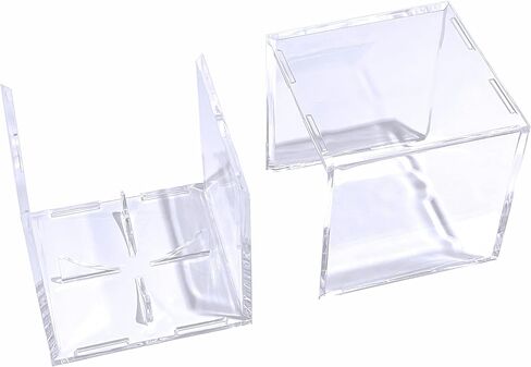 Baseball Ball Cube | 1UV Protected Acrylic Baseball Holder Square Clear Box | Memorabilia Showcase Autograph Ball Protector | 12, one dozen | Fits official size ball in Kuwait