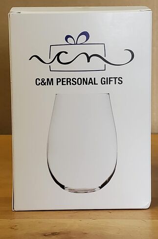 Owl with moon and stars stemless wine glass, 17 oz. in Saudi Arabia