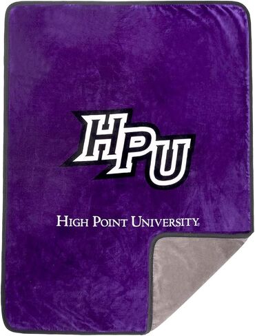 بطانية صوف قطيفة عالية الجودة من High Point University Panthers - مقاس كبير جدًا 60 بوصة × 80 بوصة. يناسب الملكة أو Twin XL هدايا رائعة! in Kuwait