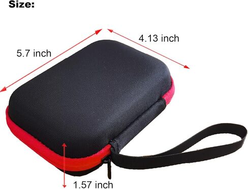 حافظة صلبة متوافقة مع RG353V RG35XX RG353VS Miyoo Mini Plus وحدة التحكم في الألعاب المحمولة حقيبة تخزين السفر حقيبة تنظيم صلبة (الجراب فقط) in Kuwait