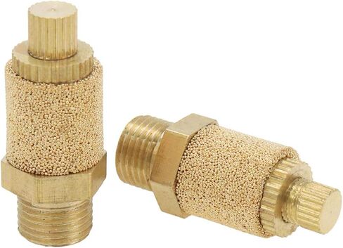 5 قطعة 1/8 "موضوع هوائي كاتم الصوت العادم كاتم الصوت تصفية تركيبات كاتم الصوت النحاسي in Kuwait