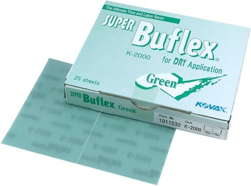مجموعة أدوات التلميع المرنة Super Buflex، SP19160، K2000 - K3000، 15 ورقة + 1 لوحة واجهة + 1 كتلة يدوية in Saudi Arabia
