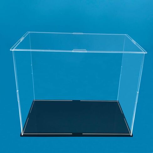 علبة عرض أكريليك شفافة - صندوق كونترتوب لتجميع العرض - شاشة شفافة (10x4x6in 25x10x15cm) in Saudi Arabia