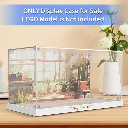 حافظة عرض أكريليك لنباتات Lego 10329 الصغيرة، صندوق عرض شفاف مقاوم للغبار (حافظة العرض فقط، نموذج Lego غير متضمن) in Kuwait