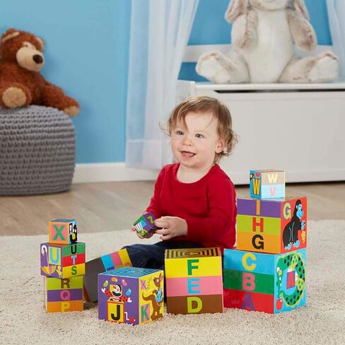Melissa and doug Alphabet Nesting and Stacking Blocks in Saudi Arabia