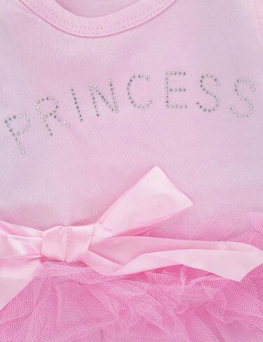 Infant Baby Girls' Lace Tutu Dress Bodysuits with Headband in Kuwait