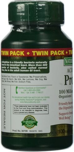 Nature's Bounty Probiotic Acidophilus Tablet, 100 Count (Pack of 2) in Saudi Arabia