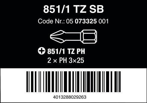 851/1 TZ PH 3 X 25 مم تشكيلة لقم SB in Saudi Arabia