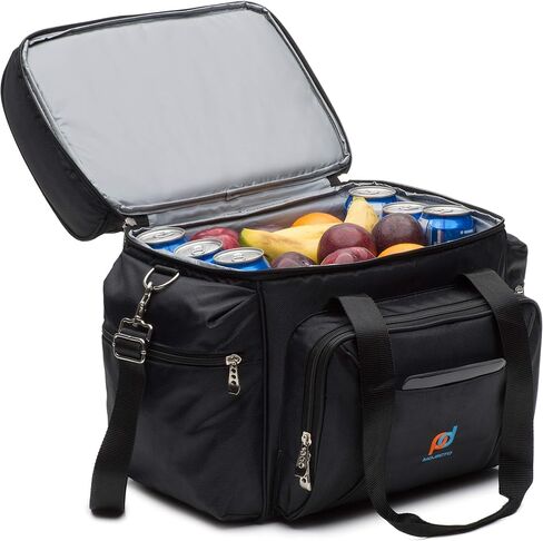 MOJECTO Extra Large Cooler Bag with Leakproof Hard Liner Bucket, 14x13x9.5 in, Black, Polyester in Saudi Arabia