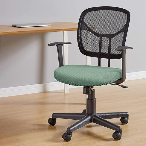 Computer Desk Chair Slipcover， Waterproof Office Chair Seat Cover Rotating Office Chair Cover Universal Computer Chair Seat Cushion Cover Removable Desk Chair Cover Office Computer Chair Covers in Saudi Arabia