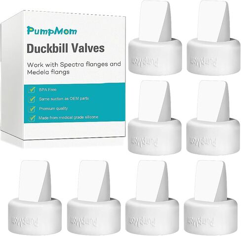 PumpMom Duckbill Valves for Spectra, Replacement Duckbill Valves for Spectra S1 S2 9 Plus SG Pumps (Not Original S2 Accessories) (6 Count) in Saudi Arabia