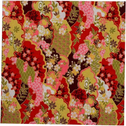 5PCS Cotton Craft Fabric Bundle Squares Patchwork,20" x 20"Inch (50x50cm) Colorful Japanese Style Cotton Wrapping Cloth Squares Quilting Sewing Patchwork Fabric,DIY Scrapbooking Artcraft in Saudi Arabia