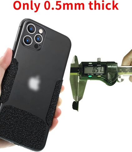 Birllaid ملصقات قبضة الهاتف الخليوي شريط قبضة الماوس، مجموعة شريط قابض 26 قطعة، شريط قبضة مطاطي أسود متعدد الأغراض لحافظة الهاتف وأجهزة التحكم في الألعاب in Kuwait