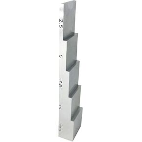 5 Step Calibration Block Ultrasonic Thickness Gauge Test Block with 2.5mm 5mm 7.5mm 10mm 12.5mm 6063 Aluminum in Saudi Arabia