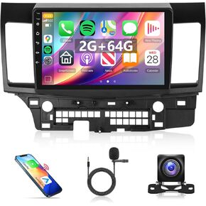 10.1 بوصة من سيارات الراديو ستيريو لـ Mitsubishi Lancer 2008 2009 2010 2011-2017 ، Rimoody Android 13 Car Stereo Touch Screen GPS Mirror Link WiFi Bluetooth FM Radio EQ in Kuwait