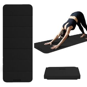 Foldable Yoga Mat 12mm Extra Thick Joint Protection,Portable Design for Travel/Pilates/Board/Camping,Environmental Sports Mat Non-Slip Gym Mat,Odorless POE Material in Saudi Arabia