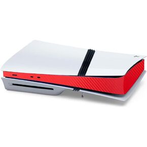 Side Sticker for PS5 PRO Disc Console Centre Skin Console Skin Decal Vinyl Skin Carbon Pattern (Black) in Saudi Arabia