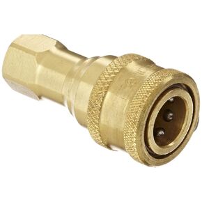 Dixon 1HF1-B Brass ISO-B التبادل التركيب الهيدروليكي ، مقرن ، 1/8 "اقتران X 1/8"-27 NPTF Thread Thread in Kuwait