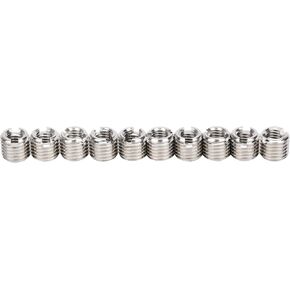 Thread Inserts Reducing Nut Repair Tool 10Pcs Stainless Steel Male Female Threaded Fastener for Aviation Automotive Electronics Mechanical Equipment M5x0.8mm M8x1mm in Saudi Arabia