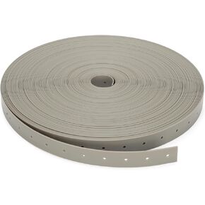 Plastic Hanger Strap 3/4 Inch x 30 FT Reinforced Flexible Hanger Strap for Pipe & Ducts Securing in Plumbing & HVAC, Gray in Kuwait