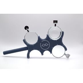 Optometry 8 Slot Trial Lens Flipper Optometrist Tool for Trial Glasses Optical Ophthalmic Lens Flipper for Vision Testing & Vision Therapy Optician Tools Optometry Equipment (Blue Grey) in Saudi Arabia