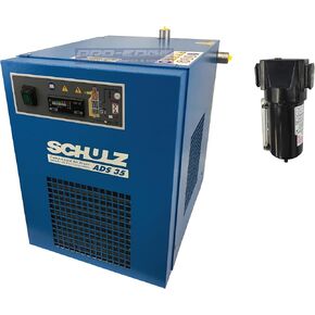 35 CFM Schulz Compressed Air Refrigerated Air Dryer, 7.5HP and 10HP Air Compressors, Moisture Removing Particulate Filter in Saudi Arabia