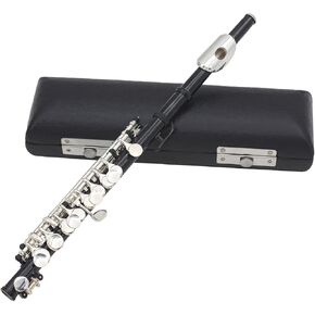 Piccolo - 16-Hole, E Key C Tune For Beginners, Includes Protective Case And Accessories For Practice And Performance in Saudi Arabia