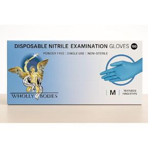 Nitrile Exam Gloves 100 Count Latex Free Powder Free Disposable Textured Grip for Medical and Food Use in Saudi Arabia