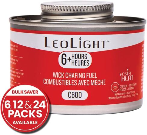 وقود Leolight Fuding ، وثيلين جليكول ، و 6 ساعات حرق-فتيل مقاوم للانسكاب ، ووقود أكثر دفئًا من الرائحة والرائحة الخالية من الدخان ، مثالي لتقديم الطعام ، البوفيهات ، الأحداث وحفلات الزفاف ، علب 7.8 أوقية (6 عبوات) in Saudi Arabia