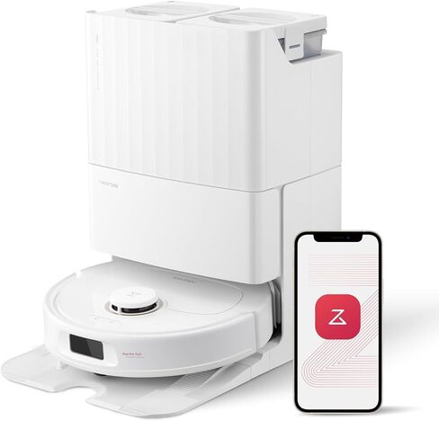 roborock qrevo pro robot acuum و mop with Flexiarm Design Edge Mopping ، غسل ممسحة الماء الساخن الديناميكي وتجفيف الأوساخ الذكي ، الكشف الأوساخ الذكي (متجدد) in Saudi Arabia