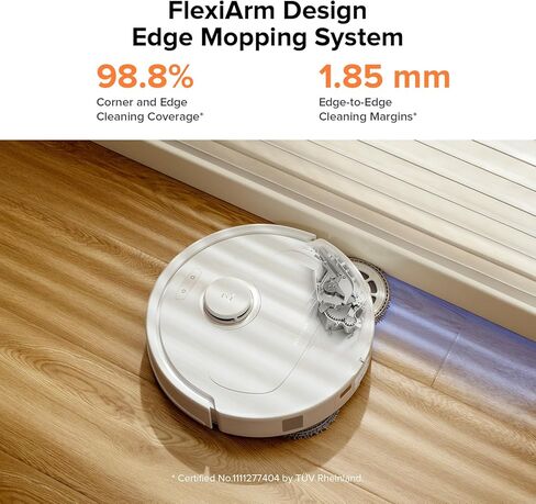 roborock qrevo pro robot acuum و mop with Flexiarm Design Edge Mopping ، غسل ممسحة الماء الساخن الديناميكي وتجفيف الأوساخ الذكي ، الكشف الأوساخ الذكي (متجدد) in Saudi Arabia