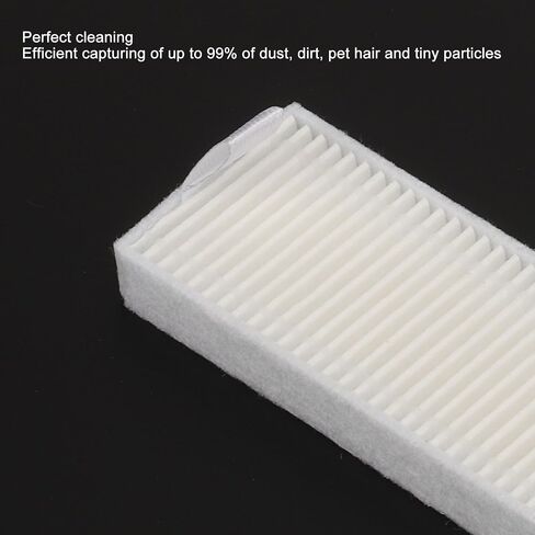 10Pcs Robot Vacuum Cleaner Filter, Universal Robot Vacuum Cleaner Air Filter for G8000, G8000 Pro, for Honiture G20, G20 Pro, for Evol 3 in Saudi Arabia