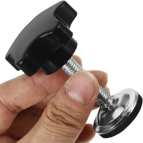 aboofan 4pcs m8 star hand مقبض مع تشديد خيط المسمار لقطات مقبض الإزالة السريعة بقطع البديل مع المكسرات وغسالات جزازة العشب ، قاعدة المظلة ، أدوات الأعمال الخشبية والرقصات ، المشابك in Saudi Arabia