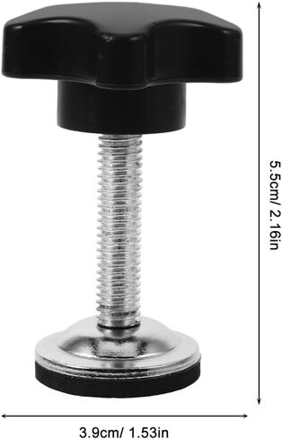 aboofan 4pcs m8 star hand مقبض مع تشديد خيط المسمار لقطات مقبض الإزالة السريعة بقطع البديل مع المكسرات وغسالات جزازة العشب ، قاعدة المظلة ، أدوات الأعمال الخشبية والرقصات ، المشابك in Saudi Arabia