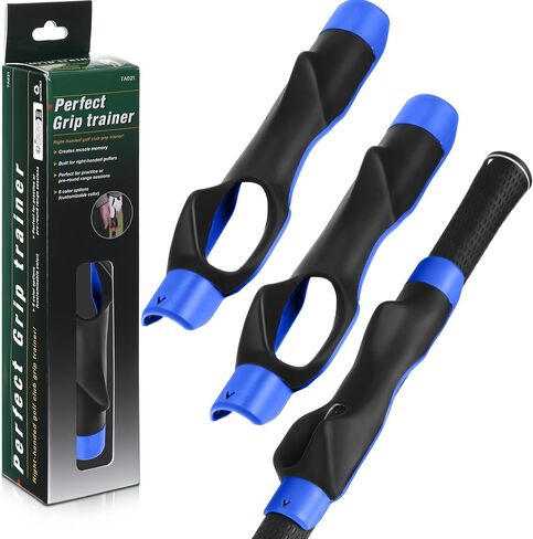 3 Pack Golf Grip Trainers و Golf Training Aid و Swing Trainer Club Grips Association لمعدات قبضة النادي اليمنى للمساعدة في تصحيح وضع اليد in Kuwait
