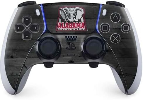 Skinit Skinit Gaming Gaming Skiner مع PS5 DualSense Edge Pro Controller - تصميم لفة لفة لجامعة ألاباما المرخصة رسميًا in Kuwait