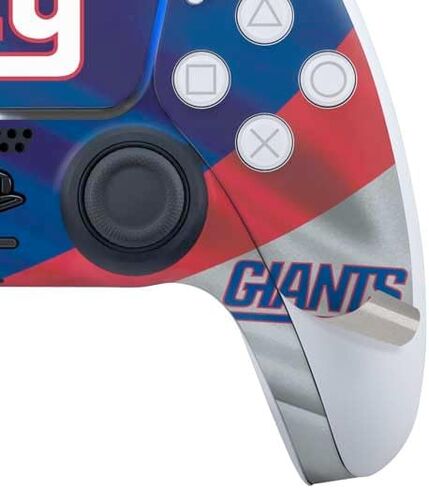 Skinit Decal Gaming Skin Compatible with PS5 Bundle - Officially Licensed NFL New York Giants Design in Saudi Arabia