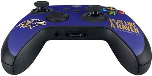 Skinit Decal Gaming Skin Compatible with Xbox Series X Controller - Officially Licensed NFL Baltimore Ravens Team Jersey Design in Saudi Arabia