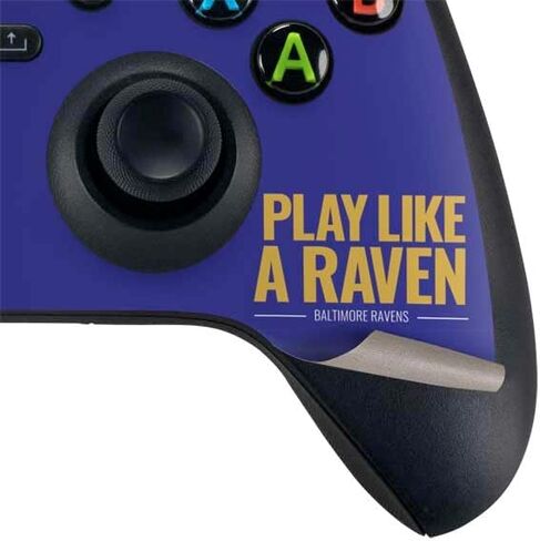 Skinit Decal Gaming Skin Compatible with Xbox Series X Controller - Officially Licensed NFL Baltimore Ravens Team Jersey Design in Saudi Arabia
