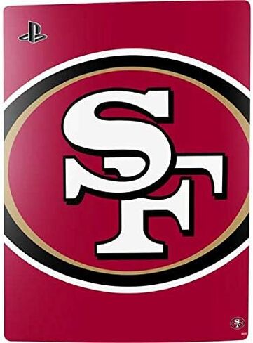 Skinit Skinit Gaming Gaming Skin متوافق مع حزمة PS5 Digital Edition - NFL San Francisco 49ers تصميم شعار كبير in Kuwait