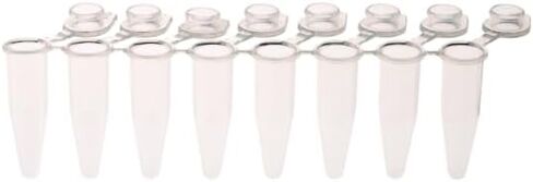 CELLTREAT 230461 PCR 8-Strip Tubes, 0.2mL, Separable, Attached Flat Caps, Clear in Saudi Arabia