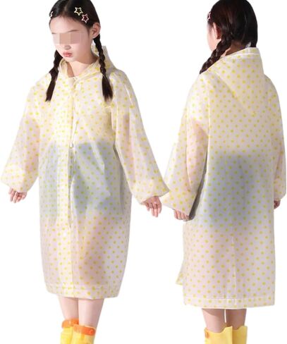 2Pack EVA Waterproof Poncho,Lightweight Kids Unisex Raincoat in Kuwait