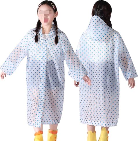 2Pack EVA Waterproof Poncho,Lightweight Kids Unisex Raincoat in Kuwait