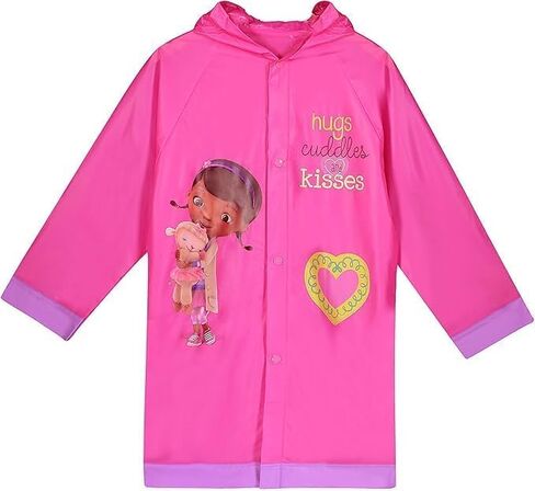 Disney Girls' Doc McStuffins Stuffy Dragon Waterproof Hooded Rain Slicker in Saudi Arabia
