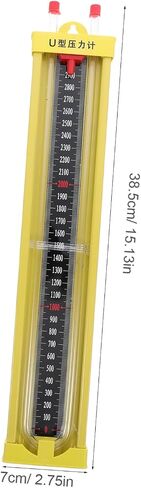 PRETYZOOM U Shaped Differential Pressure Gauge High Precision Manometer for Gas Pipeline Measurement Accurate Pressure Detection Stable Operation Wide Application in Saudi Arabia