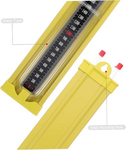 PRETYZOOM U Shaped Differential Pressure Gauge High Precision Manometer for Gas Pipeline Measurement Accurate Pressure Detection Stable Operation Wide Application in Saudi Arabia