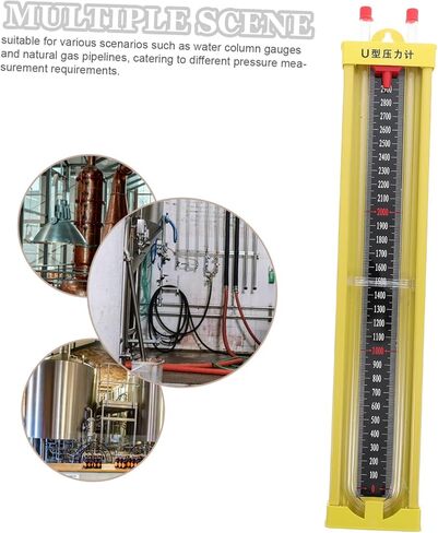 PRETYZOOM U Shaped Differential Pressure Gauge High Precision Manometer for Gas Pipeline Measurement Accurate Pressure Detection Stable Operation Wide Application in Saudi Arabia